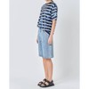 Women's Sequin Stripe Top - Grey Lab - 2 of 4