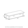 Furinno Modern Monitor Stand Laptop Riser Desktop Organizer Computer Stand Shelf,Espresso/Black - 3 of 4