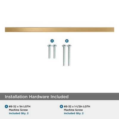 Cyprus 10-1/16 inch Champagne Bronze Cabinet Pull Bar