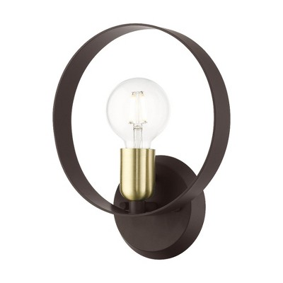 Livex Lighting Modesto 1 - Light Wall Light in  Bronze