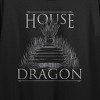 House of the Dragon Title Logo Women's Black Crop Tee - 2 of 3