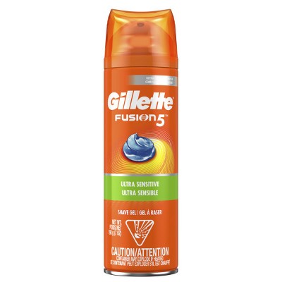 Gillette Fusion Ultra Sensitive Hydra Gel Men's Shave Gel - 7oz