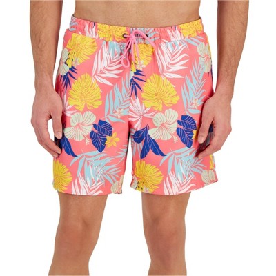 Club Room Mens Floral Swim Bottom Trunks