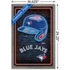 Trends International MLB Toronto Blue Jays - Neon Helmet 23 Framed Wall Poster Prints - 3 of 4