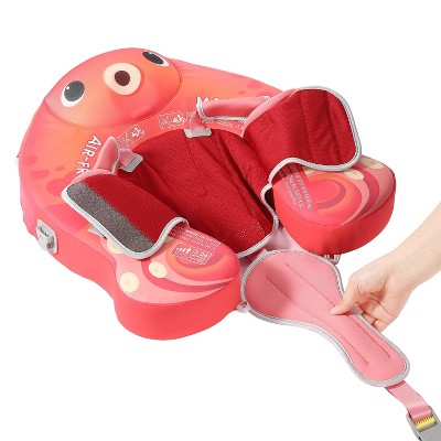 Mambobaby Sunny Navigator Baby Pool Float with Canopy Novelty Float - Octo Hug Red