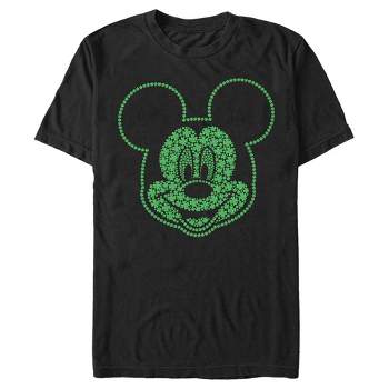 Men's Mickey & Friends Shamrock Big Face T-Shirt