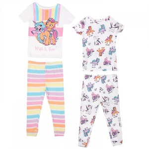 Kids My Little Pony Wild and Free 4-Piece  Pajama Set - Toddler 2T - 1 of 1