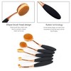 LOVELAY CREATIONS 5-Pack Oval Foundation Brushes - 3 of 4