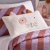 Cat Kids' Decorative Bed Pillow - Pillowfort™ - 2 of 4