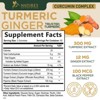 Turmeric Gummies Extra Strength Chewable Joint Support Gummy, High Absorption - 120 Gummies By Nature's Nutrition - 2 of 4