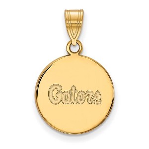 Black Bow Jewelry 14k Yellow Gold Florida Gators NCAA Medium Pendant - 1 of 3