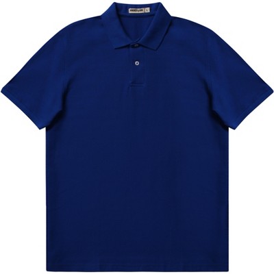 Whiskey and Oak Classic Fit Short Sleeve Polo Shirts for Men