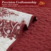 Christmas Quilt Set, Soft Breathable Holiday Bedspread, Festive Xmas Bedding for Winter Bedroom Decor - 3 of 4