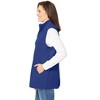 Woman Within Zip-Front Microfleece Vest - 4 of 4