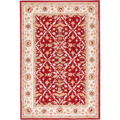 red/ivory