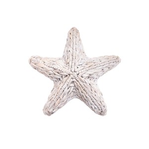 Beachcombers Small White Woven Starfish Wall Decor - 1 of 3