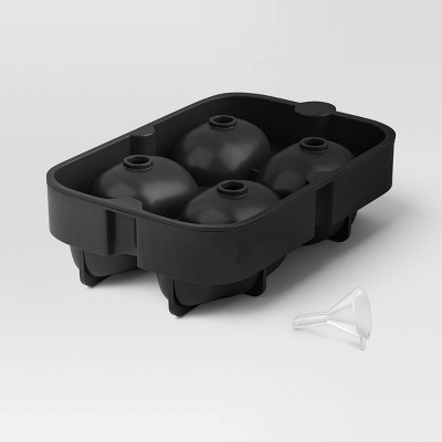 Halloween Skulls Silicone Ice Cube Tray Black - Threshold™: Skull Ice Mold, Silicone Mold, Dishwasher & Freezer Safe