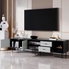 Bella Depot 70.8'' TV Stand for 80'' TV with 2 Doors, Entertainment Center with Large Storage Cabinet for Living Room, Bedroom - 3 of 4