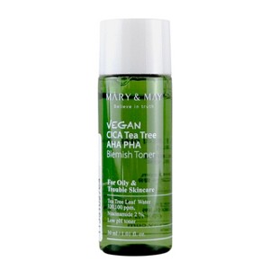 Mary & May Vegan Cica TeaTree AHA PHA Blemish Toner - 1.01 oz - Blemish Control that's as kind as it is clarifying - 1 of 4