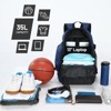 Generic Basketball Backpack Bags Sports Gym Backpacks with Shoe Compartment and Ball Holder - 3 of 4