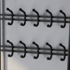 Coat Rack Shoe Bench with Double Row 5 Hooks, 3-Tier Shelf Entryway Hall Tree with Storage, Metal Frame Hallway Organizer, 4-in-1 Accent Furniture - 4 of 4