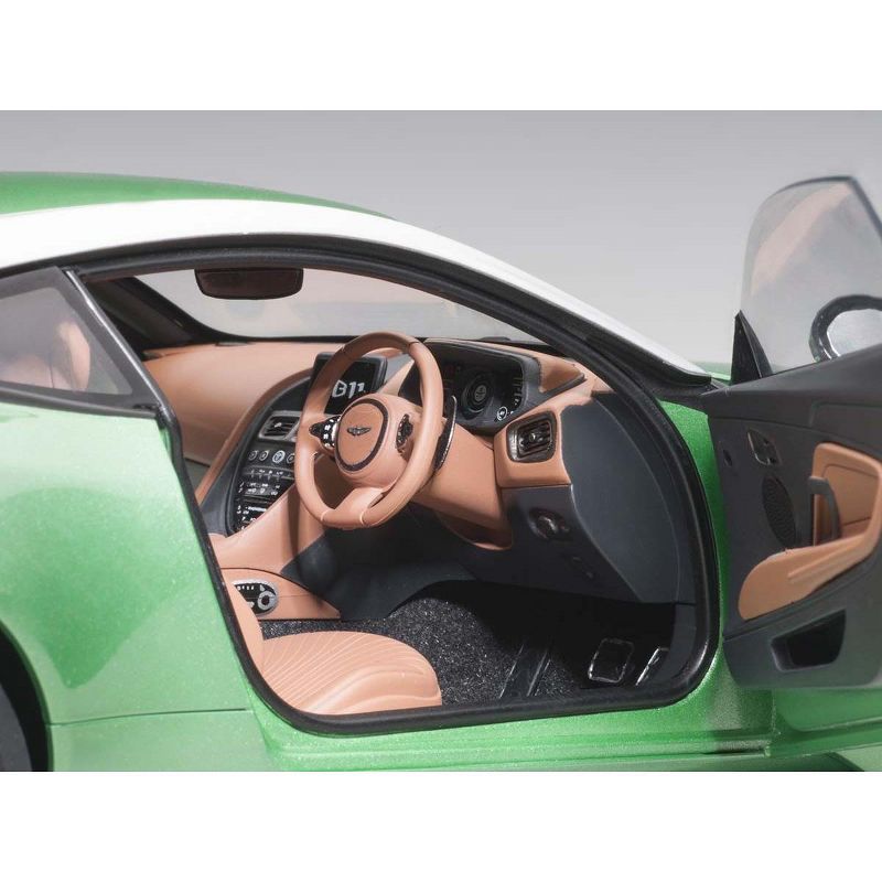 Aston Martin DB11 RHD (Right Hand Drive) Apple Tree Green Metallic 1/18 Model Car by Autoart, 3 of 5