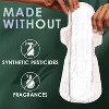 L . Organic Cotton Maxi Extra Long Overnight Pads - 4 of 4