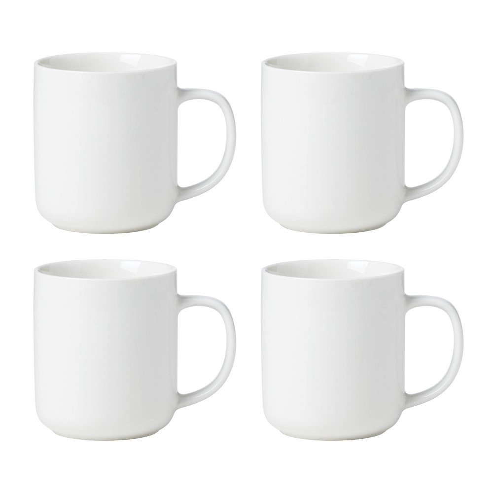 Photos - Glass Oneida  24 Seven Mugs (Set of 4)