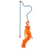 Quirky Kitty Koi Feather Wand Cat Plush Toy - Orange - 2 of 4