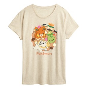 Women's - Pokémon - Coffee Group Short Sleeve Graphic T-Shirt - 1 of 4