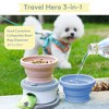 Sweet Paws Travel Hero 3-in-1 Portable Pet Food Container - Glacier - 3 of 4
