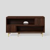 Modern Fluted Door Extendable TV Stand for TVs up to 50" - Saracina Home - 3 of 4