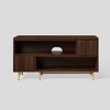 Modern Fluted Door Extendable TV Stand for TVs up to 50" - Saracina Home - image 3 of 4