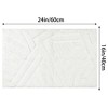 Unique Bargains Bathroom Non-Slip Geometric Soft Microfiber Washable Floor Mat - 4 of 4