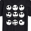 Men's - The Nightmare Before Christmas - Jack Skellington Face Expressions Short Sleeve Graphic T-Shirt - 2 of 4