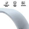 66" x 9.1" x 20" Steel Plate Tandem Axle Trailer Fenders, Heavy Duty Tandem Round Trailer Fenders Compatible with 13"-15" Wheels, Set of 2, Grey - 4 of 4