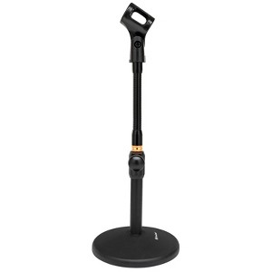 Knox Gear Vader Telescoping Tabletop Microphone Stand with Gooseneck (Black) - 1 of 2