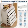 Drawer Dresser for Bedroom, Modern Closet Dressers Chest of Drawers, Wood Clothes Storage Dresser Chest of Drawers Organizer for Living Room Hallway - 4 of 4