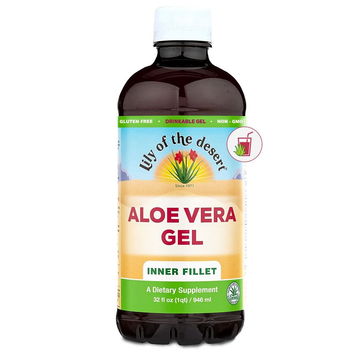 Lily Of The Desert Aloe Vera Gel - Inner Fillet Filtered Aloe Vera Drink For Gut Health, Wellness, Glowing Skin, 32 Fl Oz - thumbnail 4