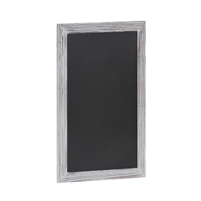 Emma and Oliver Framed Decorative Wall Hanging Chalkboard with Magnetic Surface for Weddings, Parties, Showers and More