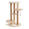 Two by Two Manchester - Beige Scratching Post Cat Furniture - 36.2 in. Tall - 4 of 4