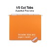 MyOfficeInnovations Hanging File Folders 5 Tab Letter Size Assorted 25/Box (875411) - 3 of 4