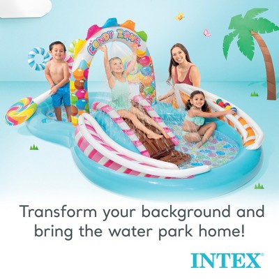 Intex Candy Zone Inflatable Play Center with Water Slide