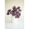 Dark Purple Faux Bloom Stem 34"H EVA Foam & Wire Botanical Accent – Flexible Artificial Flower (Set of 6) by Kalalou - 2 of 3