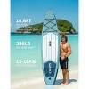 Inflatable Paddle Board for Adult, 10.6ft x 32 Extra Wide Inflatable Stand Up Paddle Board with Premium Accessories Suitable for Sea and Lakes - 3 of 4
