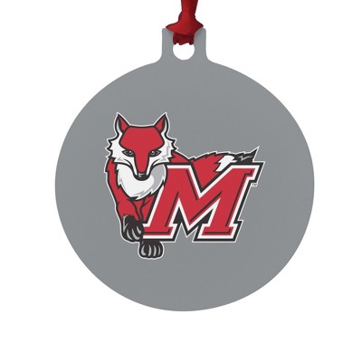 Marist College Secondary Logo Aluminum Holiday Christmas Tree Ornament