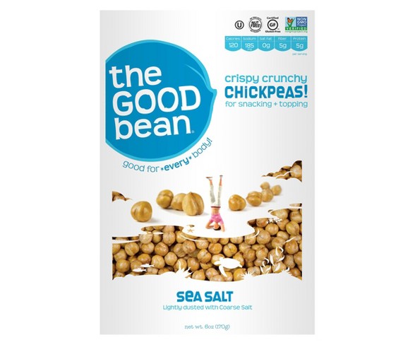 The Good Bean&#174; Sea Salt Crispy Crunchy Chickpeas 6 oz