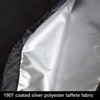 Topteng Waterproof Outdoor Patio Chaise Lounge Cover - 3 of 4