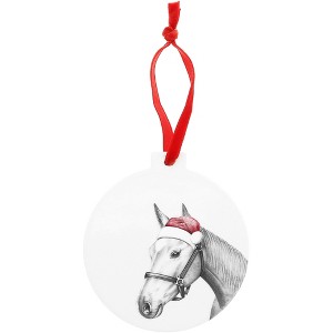Pavilion Gift Company - Horse - 4" Ceramic Ornament - Tree Ornaments - 1 of 4