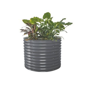 Vego Garden Wide Metal Outdoor Raised Garden Bed 42"x42"x32 - 1 of 4